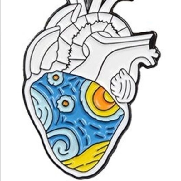 Enamel Ocean Wave Brooch Set, Scrub Pin Collector - Picture 4 of 6